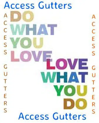 love what you do from access gutters cares