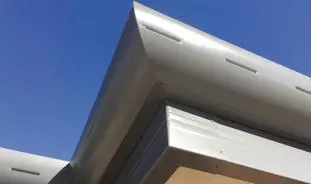 slotted gutter profile for access gutters